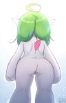  absurd_res butt enrique849 female gardevoir genitals hi_res humanoid low-angle_view nintendo pok&eacute;mon pok&eacute;mon_(species) pussy simple_background solo video_games white_background white_body worm&#039;s-eye_view 