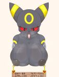  absurd_res anthro big_breasts black_body breasts eeveelution female hi_res japanese_text looking_at_viewer nintendo nipple_piercing nipples piercing pok&eacute;mon pok&eacute;mon_(species) pok&eacute;morph red_eyes solo text tongue tongue_out umbreon video_games 