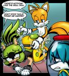  absurd_res afrosoricid anthro bodily_fluids canid canine cuckold cum cum_inside duo female forced forced_to_watch fox from_behind_position genital_fluids hi_res idw_publishing kitsunami_the_fennec looking_at_another male male/female mammal miles_prower sega sex silversentry sonic_the_hedgehog_(comics) sonic_the_hedgehog_(idw) sonic_the_hedgehog_(series) surge_the_tenrec tears tenrec text 