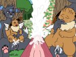  2022 4:3 angel_the_eevee animal_genitalia animal_penis balls black_body bodily_fluids brown_body brown_fur canid canine cum cum_in_pussy cum_inside detailed_background digital_media_(artwork) duo eevee eeveelution erection female female_penetrated feral feral_on_feral feral_penetrated feral_penetrating feral_penetrating_feral flower fur genital_fluids genitals internal internal_vaginal male male/female male_penetrating male_penetrating_female mammal nintendo nude open_mouth outside outside_sex penetration penile penile_penetration penis penis_in_pussy plant pok&eacute;mon pok&eacute;mon_(species) purple_eyes pussy sex shenvalor smile tongue tree tuft umbreon vaginal vaginal_penetration video_games yellow_eyes zawn_(zawnbre) 