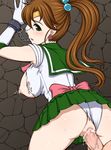  against_wall anus ass back_bow bad_id bad_pixiv_id bent_over bishoujo_senshi_sailor_moon bow breasts brown_hair censored cuffs cum cum_in_pussy doggystyle earrings elbow_gloves from_behind gloves green_eyes green_sailor_collar green_skirt hair_bobbles hair_ornament hetero jewelry kino_makoto lactation large_breasts looking_back magical_girl mosaic_censoring nipples panties panties_aside penis pink_bow ponytail puffy_nipples rape ribbon sailor_collar sailor_jupiter sailor_senshi_uniform school_uniform serafuku sex skirt solo_focus sweat tears tiara torn_clothes underwear vaginal veins veiny_penis white_gloves white_panties yukimasa_(nkk145) 