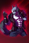  absurd_res anthro canid canine canis dislyte eyewear fenrir_(dislyte) freddy_(dislyte) hi_res leo-artis male mammal solo sunglasses video_games wolf 