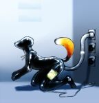  anthro bdsm biped black_rubber_suit canid canine catheter clothing fox hellodoctor kneeling mammal medical_instrument rubber rubber_clothing rubber_suit scientific_instrument sensory_deprivation submissive submissive_anthro urine_bag 