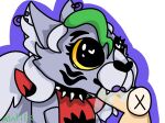  &lt;3 animatronic anthro bodily_fluids canid canine canis clothing collar cute_eyes disembodied_penis drooling duo ear_piercing facial_markings fangs fellatio female five_nights_at_freddy&#039;s five_nights_at_freddy&#039;s:_security_breach fluffy fluffy_tail fur genitals green_hair grey_body grey_fur hair head_markings hi_res human human_on_anthro inner_ear_fluff interspecies lips machine male male/female mammal markings mintiix oral penile penis piercing purple_lips red_clothing robot roxanne_wolf_(fnaf) saliva scottgames sex shoulder_pads simple_background spiked_collar spikes tuft video_games wolf yellow_eyes 