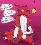  2022 4_fingers anthro balls bandai_namco big_balls big_penis black_claws bodily_fluids claws clothing dialogue digimon digimon_(species) dirty_talk english_text erection fingers foreskin genital_fluids genitals glans gloves green_headphones grey_headphones handwear headphones hi_res humanoid_genitalia humanoid_penis hypnosis kneeling male mind_control muscular muscular_anthro muscular_male offscreen_character pendulum penis pink_eyes pink_glans precum red_body red_scales scales scalie shoutmon spade_tail speech_bubble spiral_eyes text toe_claws ultilix white_balls white_body white_clothing white_eyes white_gloves white_handwear white_penis white_scales 