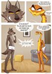  anthro anthrofied barefoot biped bottomwear brown_body brown_fur bulge canid canine canis clothed clothing comic dialogue dialogue_box digital_media_(artwork) dreamworks duo english_text fangs feet fur furniture grey_body grey_fur hi_res male mammal mr._snake_(the_bad_guys) mr._wolf_(the_bad_guys) reptile scalie smile snake sofa speech_bubble teeth text the_bad_guys three_frame_image toes tommysamash topless topless_anthro topless_male underwear underwear_only wolf yellow_sclera 