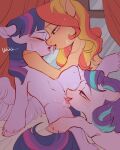  after_kiss blush bodily_fluids cunnilingus djamooooo equestria_girls equid equine eyes_closed female female/female feral friendship_is_magic fur genitals group hair hasbro hi_res horn lidded_eyes looking_pleasured mammal moan multicolored_hair my_little_pony navel oral orange_body orange_fur pink_body pink_fur purple_body purple_fur pussy saliva saliva_string sex starlight_glimmer_(mlp) sunset_shimmer_(eg) sweat tongue tongue_out trio twilight_sparkle_(mlp) two_tone_hair unicorn vaginal winged_unicorn wings 