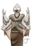  4_wings aboriginal anthro avian beads bird coraciiform fur_coat hand_wings kingfisher kookaburra lands_of_fire male multi_wing parnuen sprite_art wings 