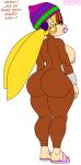  anthro ape bedroom_eyes big_breasts big_butt blonde_hair blue_eyes blueapple breasts butt donkey_kong_(series) female gorilla habbodude hair haplorhine hi_res mammal monkey narrowed_eyes nintendo nude primate seductive sexy_eyes solo tiny_kong video_games 