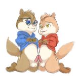  alvin_and_the_chipmunks anthro apluss duo male male/male mammal rodent sciurid 