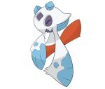  2022 3_fingers anthro blue_body bust_portrait eyes_closed female fingers froslass happy malegardevoir multicolored_body nintendo not_furry pok&eacute;mon pok&eacute;mon_(species) portrait solo two_tone_body video_games white_body 