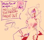  absurd_res abuse anthro bad_end bite_mark blood bodily_fluids broken_horn bruised deltarune dying empty_eyes female galaxiedraws gore hi_res horn laceration mauling misunderstanding mutilation noelle_holiday nosebleed secretly_loves_it solo undertale_(series) 