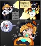  &lt;3 &lt;3_eyes 4_fingers a_stranger12 animatronic anthro belt belt_buckle black_background black_bottomwear black_clothing black_eyes black_pants blonde_hair blush blush_lines bodily_fluids bottomwear bow_tie brown_body clothing cum cum_in_mouth cum_inside dialogue ear_piercing ear_ring ejaculation eyelashes facial_markings fellatio female fingers five_nights_at_freddy&#039;s five_nights_at_freddy&#039;s:_security_breach flashlight fur genital_fluids glamrock_freddy_(fnaf) green_eyes grey_background grey_body grey_fur group hair hand_on_chest hand_on_head hand_on_hip hat head_grab head_markings headgear headwear hi_res human lagomorph leporid machine male male/female mammal markings open_mouth oral pants penile piercing purple_bow questionable_consent rabbit red_sclera ring_piercing robot scottgames seam_(sewing) security security_guard security_uniform sex shirt simple_background speech_bubble stitch_(sewing) studded_bracelet tan_body tan_skin text thick_thighs top_hat topwear trio ursid vanessa_(fnaf) vanny_(fnaf) video_games white_body white_clothing white_fur white_shirt white_topwear wide_hips 