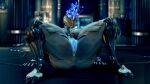  &lt;3 alien anus big_breasts breasts claws detailed_background ember_(warframe) faceless_character faceless_female female genitals hi_res lying nude prime_warframe pussy solo tenno thekidxeno thick_thighs video_games warframe white_body wide_hips 