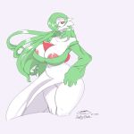  absurd_res areola areola_slip big_breasts breasts cleavage clothed clothing female gardevoir green_hair hair hi_res huge_breasts humanoid long_hair nintendo nipple_slip nipples pink_areola pink_nipples pok&eacute;mon pok&eacute;mon_(species) red_eyes solo topwear video_games white_body zephyrflash 
