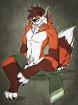  anthro canid canine fox hi_res male mammal matthew_(oop1oop2) solo towel wolfenwares 