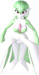  135:256 4k absurd_res adri164 alpha_channel bottomwear clothed clothing distressed female gardevoir genitals hi_res humanoid nintendo no_underwear pok&eacute;mon pok&eacute;mon_(species) pussy raised_bottomwear raised_clothing raised_skirt skirt smile video_games white_body 