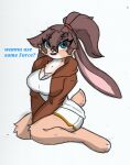  anthro big_breasts big_ears breasts domestic_rabbit female hi_res lagomorph leporid lop_rabbit mammal oryctolagus pace-maker rabbit solo star_wars star_wars_visions thick_thighs 