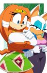  anthro big_breasts breast_envy breast_size_difference breasts chiropteran cleavage clothed clothing duo echidna female hi_res huge_breasts kojiro-brushard mammal monotreme rouge_the_bat sega sonic_adventure sonic_the_hedgehog_(series) tikal_the_echidna 