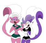  absurd_res bimbette female female/female fifi_la_fume hi_res mammal mephitid skunk tiny_toon_adventures tinytoons warner_brothers 