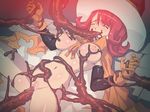  bitchen breasts censored dragon_quest dragon_quest_iii earrings elbow_gloves gloves hat jewelry large_breasts mage_(dq3) nipples pussy_juice red_hair solo_focus tentacle_sex tentacles vaginal witch_hat 