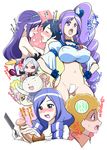  5girls afro aono_miki aono_remi black_hair blue_choker blue_hair bottomless breasts brother_and_sister brown_hair censored chiffon_(fresh_precure!) choker comb covered_nipples cure_berry densetsu_kyojin_ideon drill_hair eas fresh_precure! hair_ornament hands_on_hips heart heart_hair_ornament hetero higashi_setsuna huge_breasts ichijou_kazuki ideon_gauge incest jewelry maebari magical_girl mirror momozono_love mosaic_censoring multiple_boys multiple_girls navel parody penis precure purple_hair red_eyes satsuki_itsuka siblings tape tart_(fresh_precure!) tongue topless translation_request white_hair 