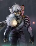  2022 5_fingers absurd_res amber_eyes anthro breasts cheetah claws clothed clothing digital_media_(artwork) eyebrows eyelashes felid feline female fingers hi_res looking_at_viewer mammal mara_sov solo spuydjeks standing 