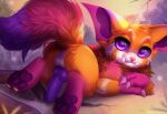  bloominglynx feral genitals gnar_(lol) league_of_legends male penis riot_games solo video_games 