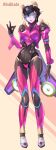  1girl alien blue_eyes breasts crotch_plate curvy highres humanoid_robot mecha_musume medium_breasts pink_lips pink_nails robot shimaguni_yamato solo thighs transformers windblade wings 