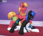  2020 absurd_res alternate_version_at_source anal anal_penetration ball_gag big_macintosh_(mlp) black_body black_fur blue_bender cutie_mark digital_media_(artwork) dominant dominant_male earth_pony equid equine fan_character freckles friendship_is_magic fur gag group group_sex half-closed_eyes hasbro hi_res hooves horn horse inner_ear_fluff magic male male/male male_penetrated male_penetrating male_penetrating_male mammal my_little_pony narrowed_eyes open_mouth penetration pony red_body red_fur sex shining_armor_(mlp) submissive submissive_male threesome trio tuft unicorn white_body white_fur 