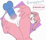  anal anal_penetration anthro babs_bunny blursedart bodily_fluids buster_bunny cum cum_in_ass cum_inside duo female fur genital_fluids genitals lagomorph leporid looking_back male male/female mammal nude penetration penis pink_body pink_fur pussy rabbit sex spreading text tiny_toon_adventures warner_brothers 