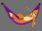  animal_genitalia anthro balls buizel feral genitals hammock hi_res kai_(mr.smile) male mr.smile nintendo pok&eacute;mon pok&eacute;mon_(species) sheath sleeping solo sound_effects video_games zzz 