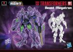  amemiya_akira arm_cannon artist_name beast_wars beast_wars:_transformers clenched_teeth flame_toys hasbro head_tilt logo looking_ahead mecha megatron_(beast_wars) multiple_views official_art predacon red_eyes reference_sheet robot teeth transformers weapon 