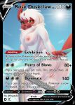  absol anthro breasts butt english_text female genitals glass_table hi_res looking_at_viewer looking_back nintendo nipples pok&eacute;mon pok&eacute;mon_(species) pokemon_card pussy ringstudios rose_duskclaw shiny_pok&eacute;mon solo text video_games 