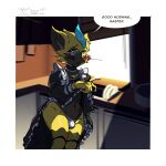  anthro blush bulge clothing girly hi_res jinsidraws kitchen legendary_pok&eacute;mon maid_uniform male nintendo pok&eacute;mon pok&eacute;mon_(species) solo uniform video_games zeraora 