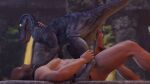  after_cloacal bestiality big_penis blue_(jurassic_world) bodily_fluids cloacal cum cum_in_cloaca cum_inside dinosaur dromaeosaurid duo erection female female_on_top feral genital_fluids genitals hi_res human human_on_feral humanoid_genitalia humanoid_penis interspecies jurassic_park jurassic_world lewdmaster42069 male male/female male_on_feral mammal on_top penetration penis reptile riding scalie sex theropod universal_studios velociraptor 
