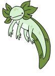  alpha_channel amphibian axolotl blue_body blue_tail elemental_creature feral flora_fauna hybrid imperatorcaesar mole_salamander mouth_closed plant quadruped salamander_(amphibian) simple_background simple_eyes solo transparent_background 