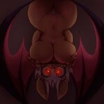  1:1 2022 anthro areola big_breasts biped black_nose blood bluechika bodily_fluids breasts chiropteran claws digital_media_(artwork) female female_anthro front_view genitals glowing glowing_eyes hair hi_res holding_breast mammal membrane_(anatomy) membranous_wings navel nipples nude nude_anthro nude_female possession pubes pussy red_claws rouge_the_bat sega simple_background solo sonic_the_hedgehog_(series) tan_body tan_skin upside_down white_ears white_hair white_pubes wings 