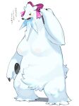  anthro areola beartic blush breasts claws female fur hi_res kame_3 looking_at_viewer mammal nintendo nude pok&eacute;mon pok&eacute;mon_(species) solo ursid video_games white_body white_fur 