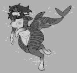  alternate_form alternate_species anthro areola blep breasts bubble butt chubby_anthro chubby_female collar discovery_channel fangs female fish grey_background greyscale half-closed_eyes marine meme monochrome motion_lines narrowed_eyes nipples nude pepper_(wonderslug) potbelly scales shark shark_week simple_background slightly_chubby smile smirk smug smug_face smug_grin solo striped_body striped_scales stripes studded_collar thick_thighs tongue tongue_out wide_hips wonderslug_(artist) 