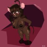  absurd_res anthro big_breasts breasts female genitals gwen_geek gwen_martin hi_res mammal mouse murid murine nude pussy rodent silverray17 solo thick_thighs 