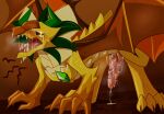  ananas_dragon_cookie cookie_run dragon feral hi_res male solo unknown_artist 