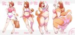  &lt;3 anthro bag big_breasts big_butt bikini bikini_bottom bikini_top blouse blush bottomwear bra breasts brown_body brown_fur brown_hair burger butt canid canine canis clothing container cup day_count domestic_dog eating fat_arms female food fur hair hand_on_butt hi_res huge_butt huge_thighs looking_at_viewer mammal multicolored_body multicolored_fur navel obese obese_female overweight overweight_female panties pattern_clothing progression purple_eyes question_mark rear_view shorts skirt slightly_chubby smile solo spellsx sports_bra straw striped_clothing stripes swimwear tan_body tan_fur thick_thighs time_lapse topwear two_tone_body two_tone_fur underwear weight_gain 