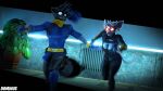  3d_(artwork) absurd_res anthro digital_media_(artwork) dominussfm duo female hi_res male mammal murid murine officer_flint_(foretbwat) procyonid raccoon rat rodent sly_cooper sly_cooper_(series) sony_corporation sony_interactive_entertainment source_filmmaker sucker_punch_productions video_games 