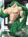  2022 abs anthro barazoku bastroceive biceps big_muscles bodily_fluids bulge cellphone claws clothing dinosaur dripping hi_res holding_object holding_phone huge_muscles inside jockstrap male mirror muscular muscular_anthro muscular_male musk nipples obliques pecs phone quads reptile scalie selfie smartphone solo standing sweat taking_picture taking_selfie teeth theropod tyrannosaurid tyrannosaurus tyrannosaurus_rex underwear vein veiny_muscles wet wet_body window 