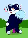  &lt;3 2022 ambiguous_penetration animal_crossing anthro big_butt black_body black_fur blue_body blue_fur blue_hair blue_pawpads blush butt dildo dildo_insertion dildo_sitting eyelashes feet female fur grass hair half-closed_eyes hand_on_hip kneeling looking_at_viewer looking_back low_res mammal multicolored_body multicolored_fur narrowed_eyes nintendo nonyammychoko nude open_mouth orange_eyes pawpads paws penetration plant rear_view red_nose rodent sciurid sex_toy sex_toy_insertion sex_toy_penetration shaded shadow smile soles solo tasha_(animal_crossing) video_games white_body white_fur wide_hips 