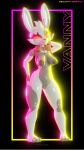  absurd_res anthro black_background blender_(software) blender_cycles breasts clothing female five_nights_at_freddy&#039;s five_nights_at_freddy&#039;s:_security_breach glistening glistening_body glowing glowing_eyes hi_res lagomorph leporid looking_at_viewer mammal multicolored_body prykez rabbit red_eyes scottgames simple_background solo text tongue tongue_out topwear vanny_(fnaf) vest video_games 