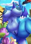  anthro breasts dragon duo el-loko female friendship_is_magic genitals hasbro hi_res male my_little_pony nude ponyville princess_ember_(mlp) pussy scalie scroll spike_(mlp) staff wings 