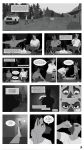  absurd_res age_difference anthro cabin canid canine canis clothed clothing comic conkycorp dark dialogue digital_media_(artwork) domestic_dog drinking duo english_text father father_and_child father_and_son fire forest hi_res incest_(lore) laugh male male/male mammal mitchell_(conkycorp) monochrome moon night older_male outside parent parent_and_child plant sitting sky smile son speech_bubble star teddy_(conkycorp) text tree younger_male 