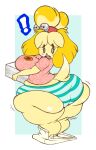  absurd_res animal_crossing anthro big_breasts big_butt breast_rest breasts butt canid canine canis clothing domestic_dog ep777 female hi_res huge_butt isabelle_(animal_crossing) mammal nintendo panties shih_tzu solo thick_thighs toy_dog underwear video_games 